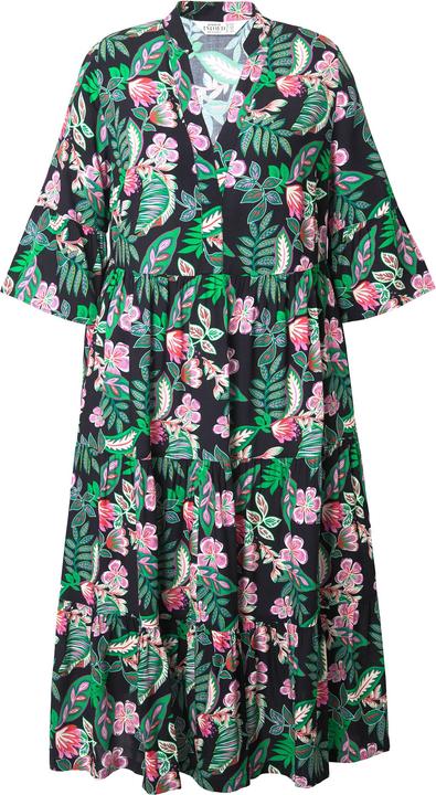 Produktbild Studio Untold Maxikleid, Blätter-Print, Volants (42, 44)