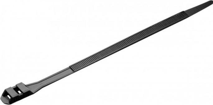 Exertis Connect Kabelbinder, 180 x 9 mm, Nylon, schwarz, VPE 100 Stück Kabelbinder in Industriequalität (180 mm, 100 Stk.)
