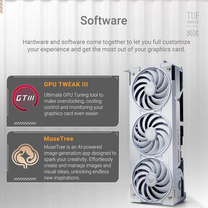 Produktbild ASUS TUF Gaming GeForce RTX 5070 Ti OC White (16 GB)