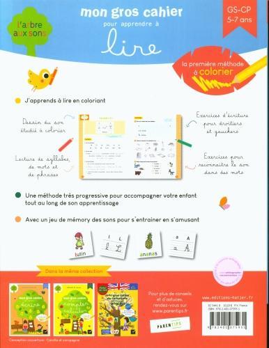Immagine prodotto Mon gros cahier pour apprendre à lire : GS-CP, 5-7 ans (Francese, La Chanonie Emmanuelle de, Arnaudon Isabelle, 2021)