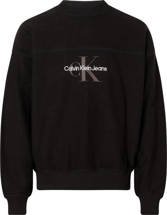 Immagine prodotto Calvin Klein Felpa Monologo Textured Crew da uomo (L)