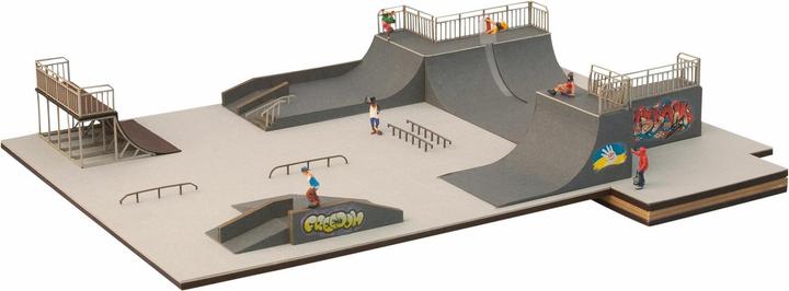 Image du produit Noch 66834 - Vormontiert - HO (1:87) - Micro-motion Skatepark - Beide Geschlechter -