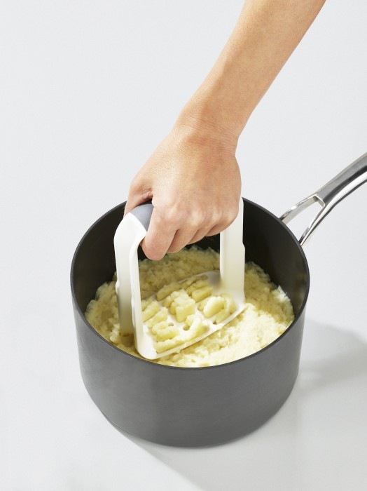 Actual product image Joseph Joseph Easy-Mash Ergonomic Potato Masher - White