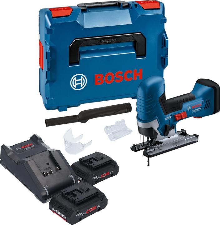 Immagine prodotto Bosch Professional GST 18V-125 S Professional Akku Stichsäge 18 V 125 mm Brushless + 2x ProCORE Akku 4,0 Ah +