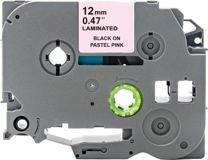 Image du produit Hermex Alternatives Etikettenband zu Brother TZe-MQE31 Beschriftungsband (1.20 cm, Noir, Rose)