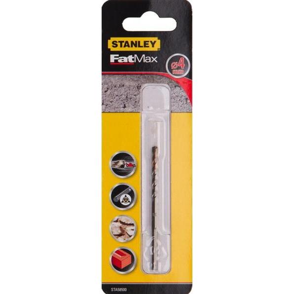 Stanley, Bohrereinsatz, Betonbohrer INNO DREIKS. BULLET 4,0 KA Länge 75mm (4 Millimeter)