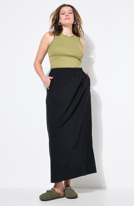 Produktbild Studio Untold Jersey-Maxirock, A-Linie, Elastikbund (50, 52)
