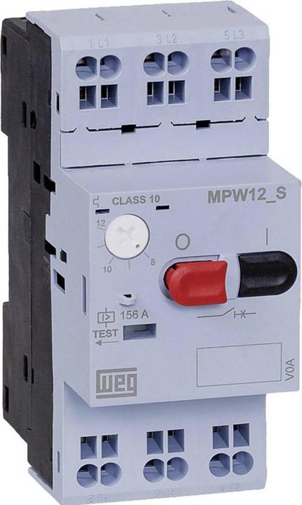 Immagine prodotto Weg 12501029 MPW12-3-U012S Interruttore automatico di protezione del motore, regolabile 12 A 1 pz.