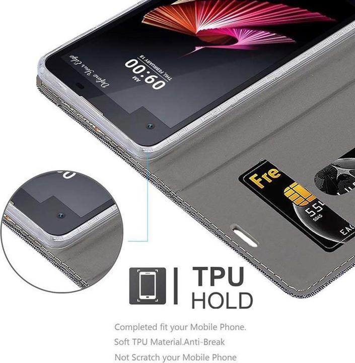 Image du produit Cadorabo Couverture look jeans Book (LG X Screen)
