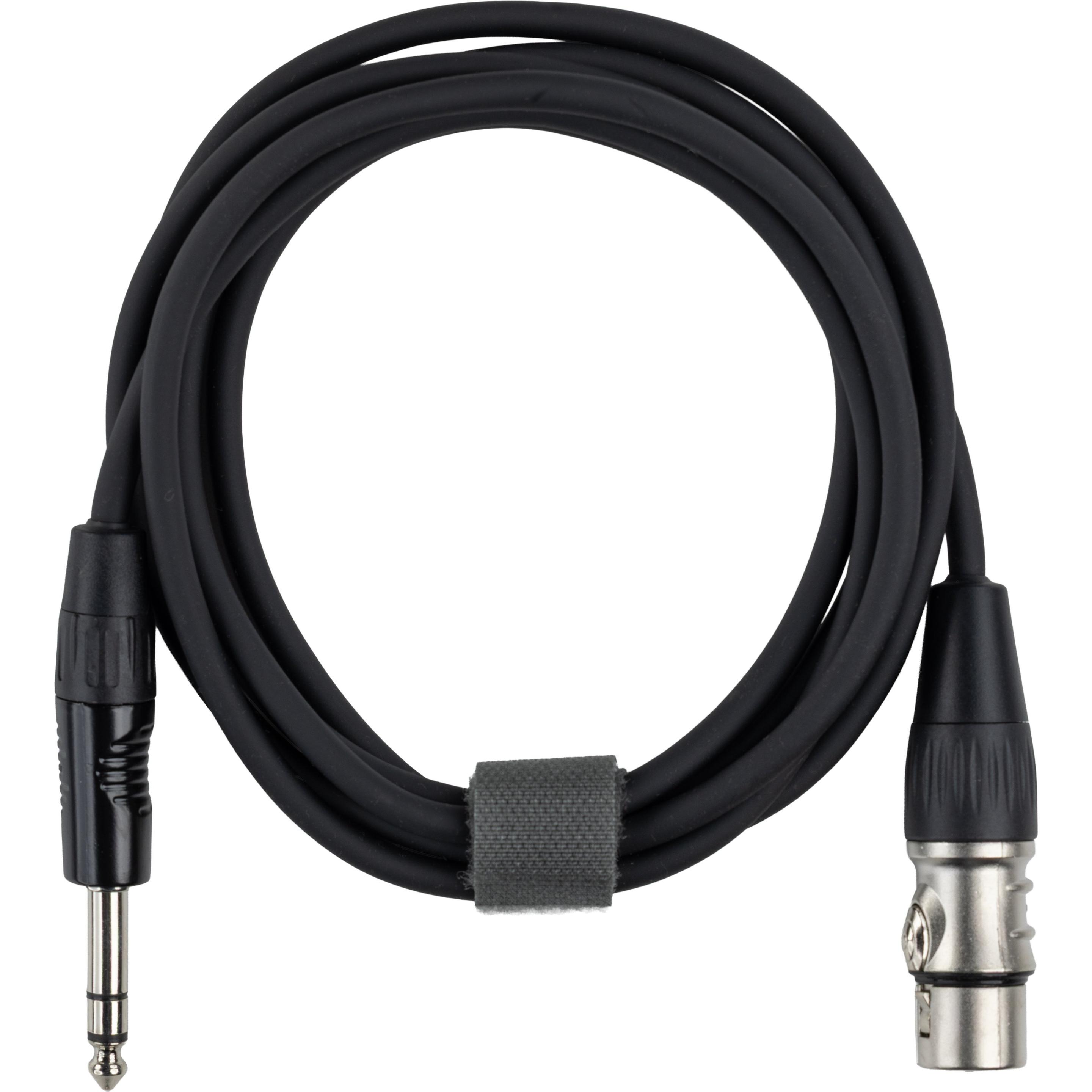 Fuj Tek 6.3 mm TRS male to XLR female signal cable, 5 m, black (5 m, Cavi XLR), Cavo audio