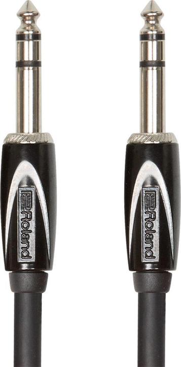 Roland RCC-10-TRTR Câble audio 3 m 6.35mm TRS Noir (3 m)