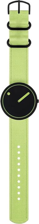 Produktbild Picto R44023-R013 Manta Ray Black and Paradise Green 40mm 5ATM (Analoguhr)