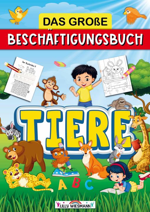 Produktbild Das grosse Beschäftigungsbuch Tiere (Deutsch, 2023)