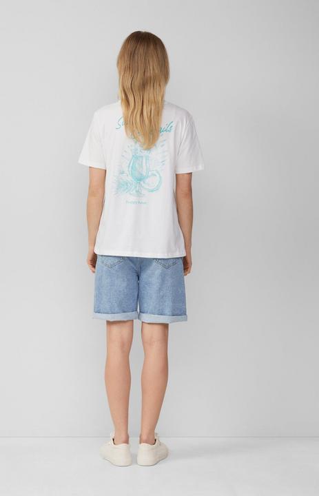 Produktbild S.Oliver T-Shirt Jersey-T-Shirt mit Frontprint und Schmuckperlen (38)