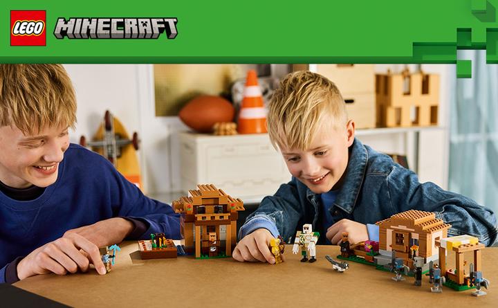 Produktbild LEGO Angriff des Magiers auf das Dorf (21596, LEGO Minecraft)