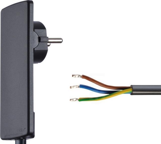 Evoline 151000151100 Câble de connexion électrique Noir 1,50 m (1.50 m)