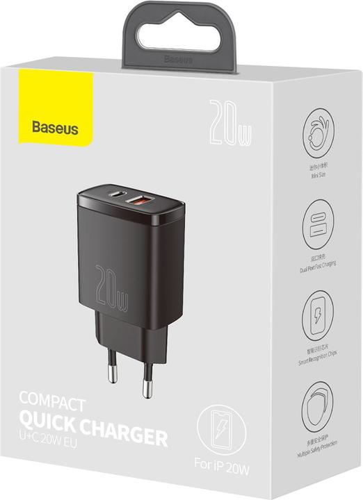 Actual product image Baseus Compact Charger (20 W)