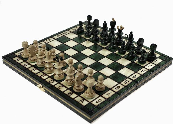 Produktbild Holzecke Schachbrett „Perle“ Grün