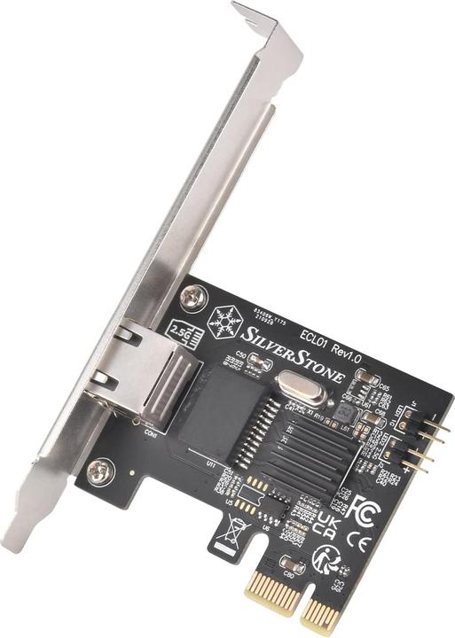 Actual product image Silverstone sst-ecl01 lan adapter (PCIe)