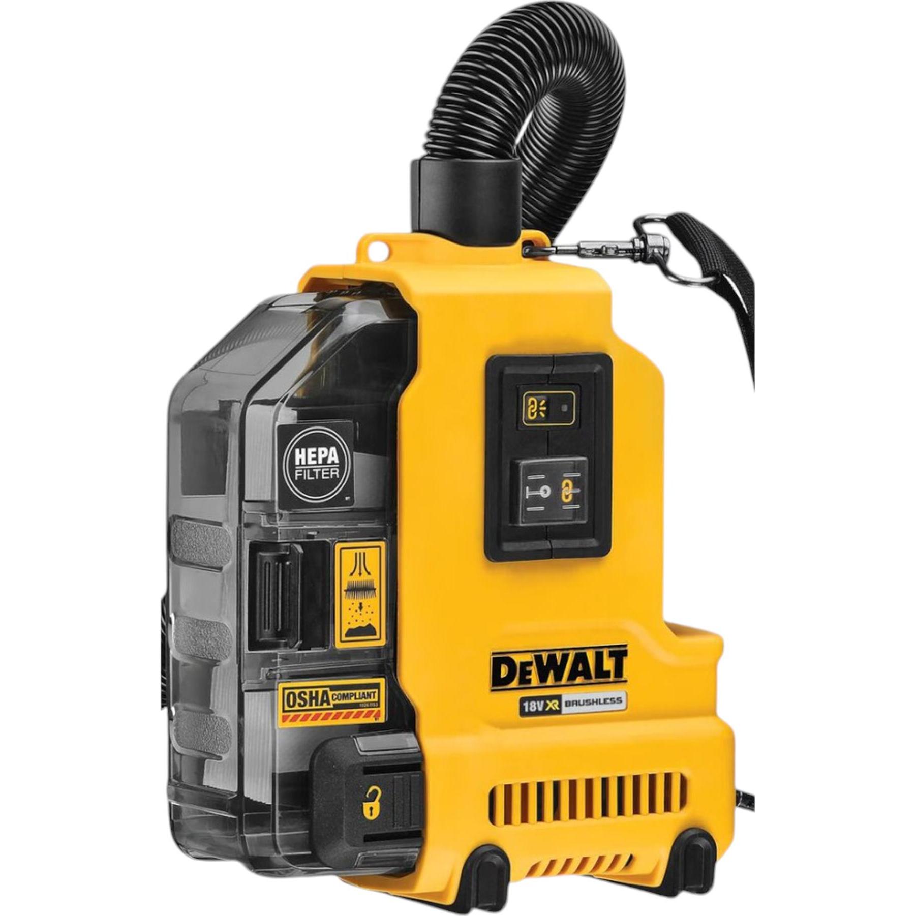 Thumbnail - DeWalt, Industriestaubsauger, DWH 161 M1 Akku Universalabsaugung 18 V 0,21 l Brushless + 1x Akku 4,0 Ah + Ladegerät