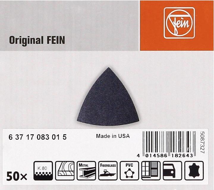 Produktbild Fein Deltaschleifpapier (80)