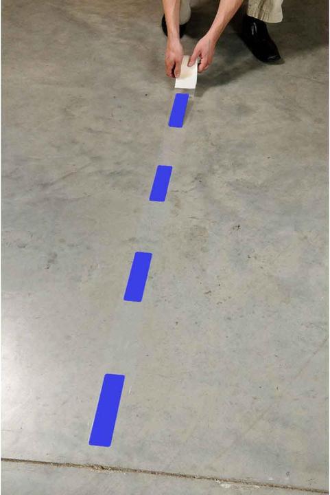 Produktbild Brady ToughStripe Striche mit gleichen Abständen (50.80 mm)
