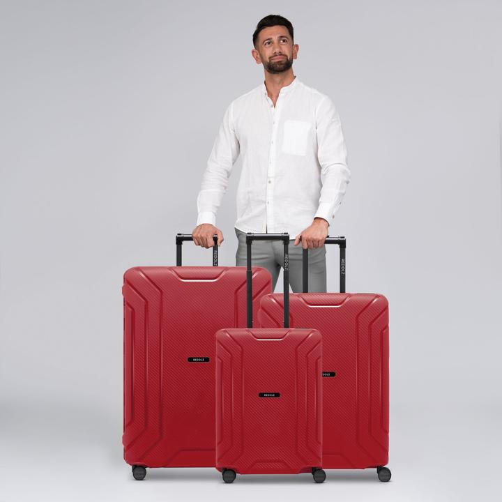 Produktbild Redolz Essentials 15 4-Rollen Kofferset 3-tlg. mit Dreipunkt-Verschluss (210 l)