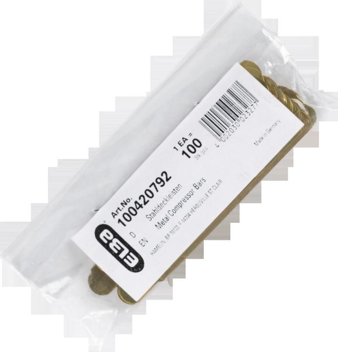 Produktbild Elba Deckleiste aus Metall, messingfarben lackiert (B)11 x (H)95 mm