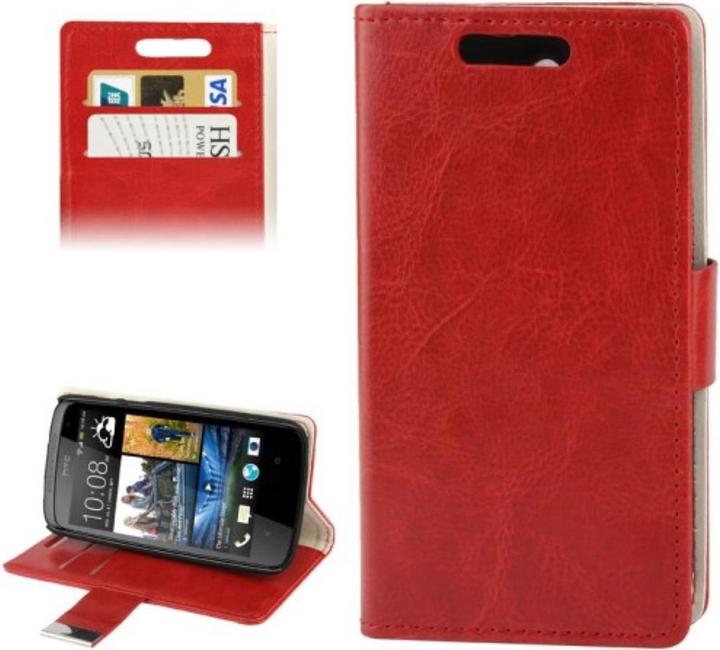 Produktbild König Design Handyhülle Tasche für HTC Desire 500 rot (HTC Desire 500)