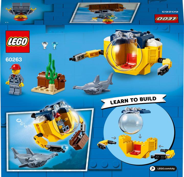 Produktbild LEGO Mini-U-Boot für Meeresforscher (60263, LEGO City)