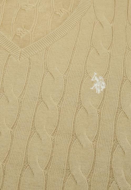 Produktbild U.S. Polo Shirt Pullover Cable V-Neck (L)