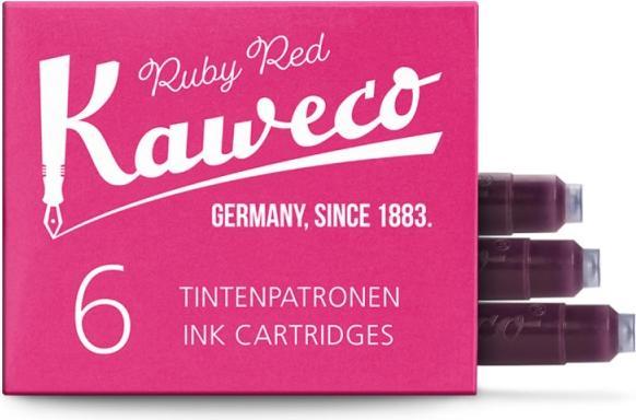 Actual product image Kaweco Ink cartridge ruby red (Red, 6 pcs.)