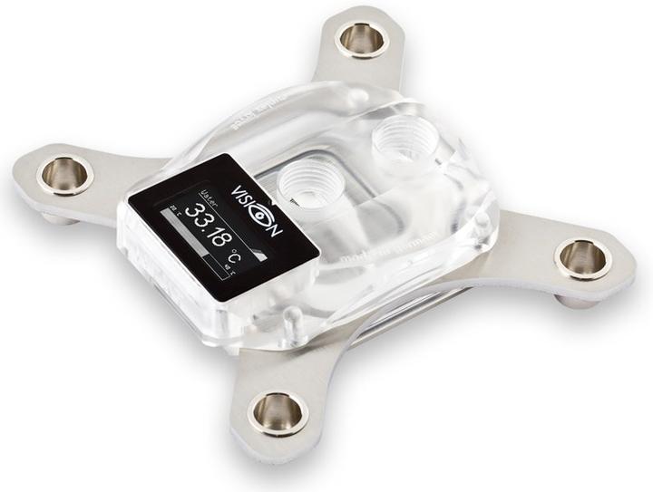 Aqua Computer cuplex kryos NEXT avec VISION LGA 115x - Acrylique/Nickel