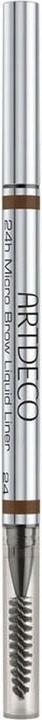 Actual product image Artdeco 24h Micro Brow Liquid Liner 24 medium brown (Medium Brown)