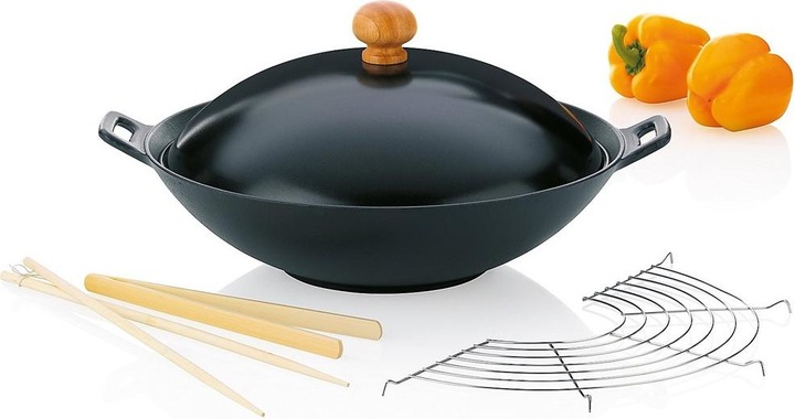 Produktbild Kela Wok Mini (24 cm, Wok Pfanne, Gusseisen)
