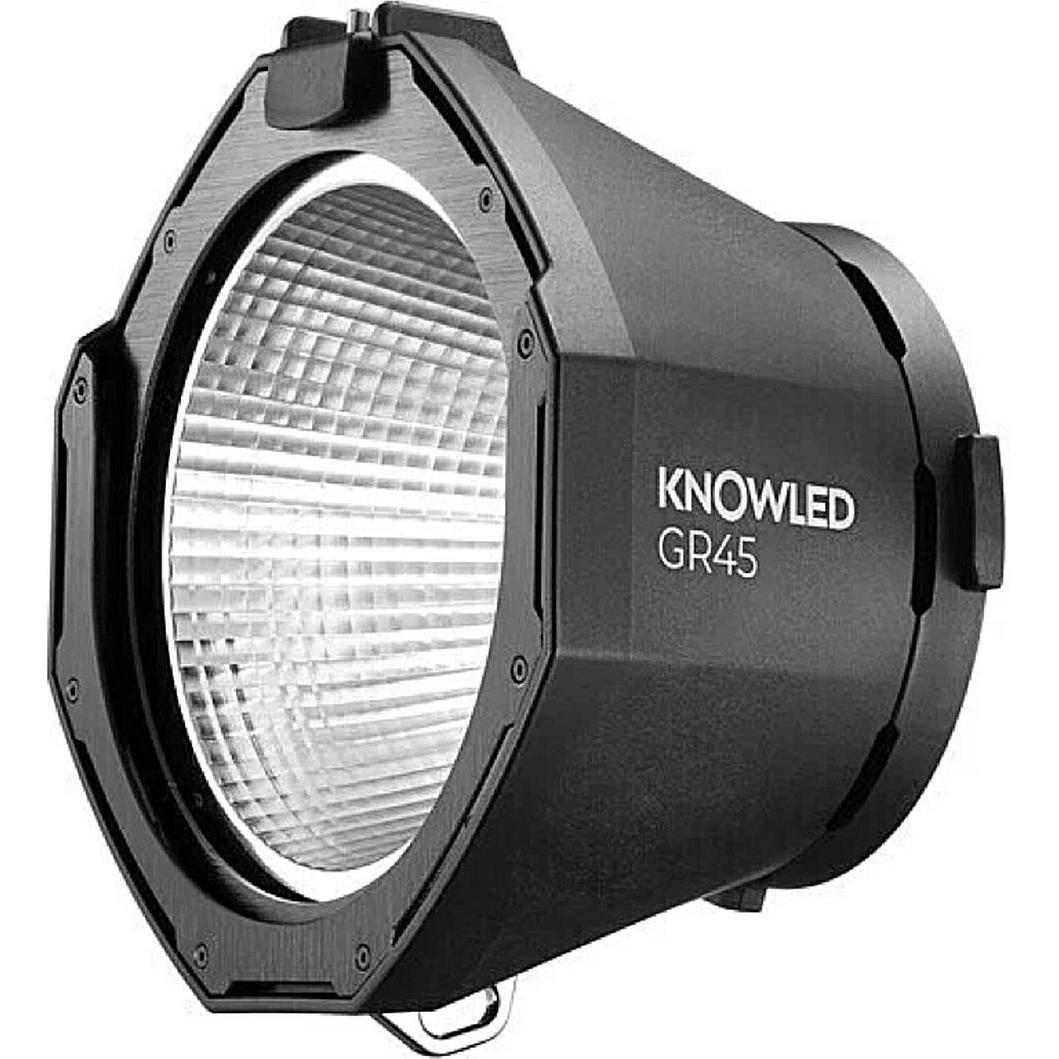 Godox Riflettore GR45 per la luce LED KNOWLED MG1200Bi (45) (Godox), Flash, Nero