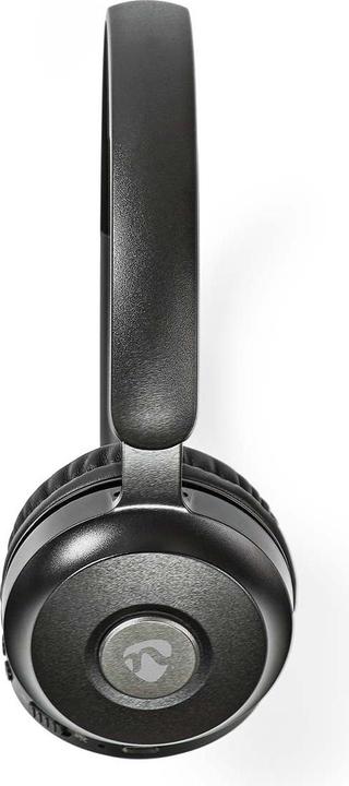 Actual product image Nedis PC Headset | On Ear | Stereo | Bluetooth | Foldable Microphone | Black (Wireless, USB-C, Google Meet, Microsoft teams, Zoom)