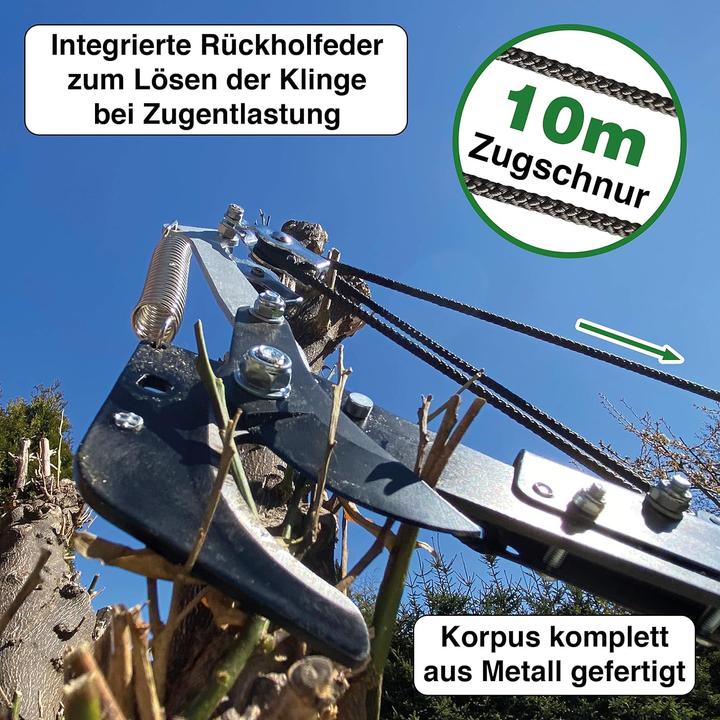Produktbild FenWi Raupenschere fuer Baumschnitt 10m Zugschnur