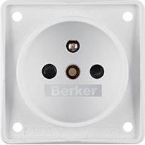 Actual product image Berker Wall socket outlet INTEGRO INTEGRO 1x FR type E (CEE 7/5) socket outlet Flush mounting 16A 250V