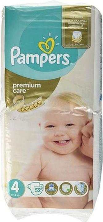 Actual product image Pampers Premium Care 4 (e) (Size 4, Pack, 52 pcs.)