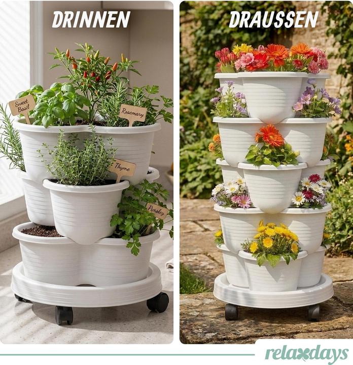 Actual product image Relaxdays PlantTower