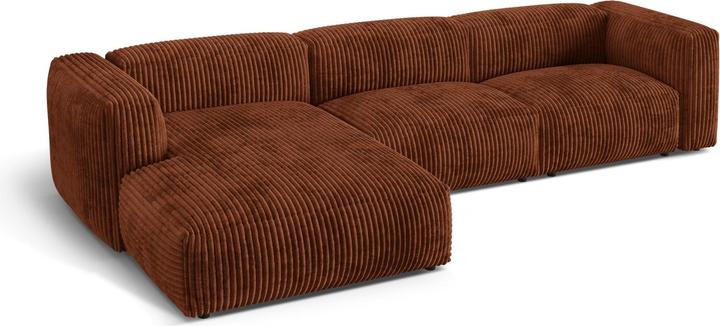 Image du produit Micadoni Canapé D'Angle Gauche Modulaire, "Martina", 3 Places, 332x176x75 Fabriqué en Europe (Canapé d'angle)