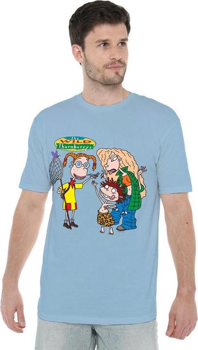 Actual product image The Wild Thornberrys Mens Bugcatcher Eliza Donny & Debbie T-Shirt (S)