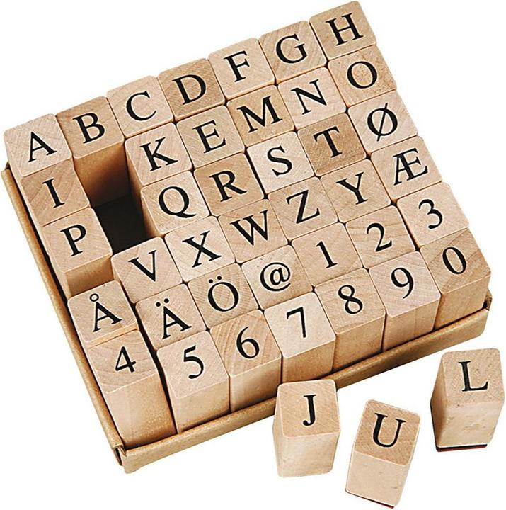 Image du produit Creativ Company Ensemble de lettres/chiffres 42 pièces