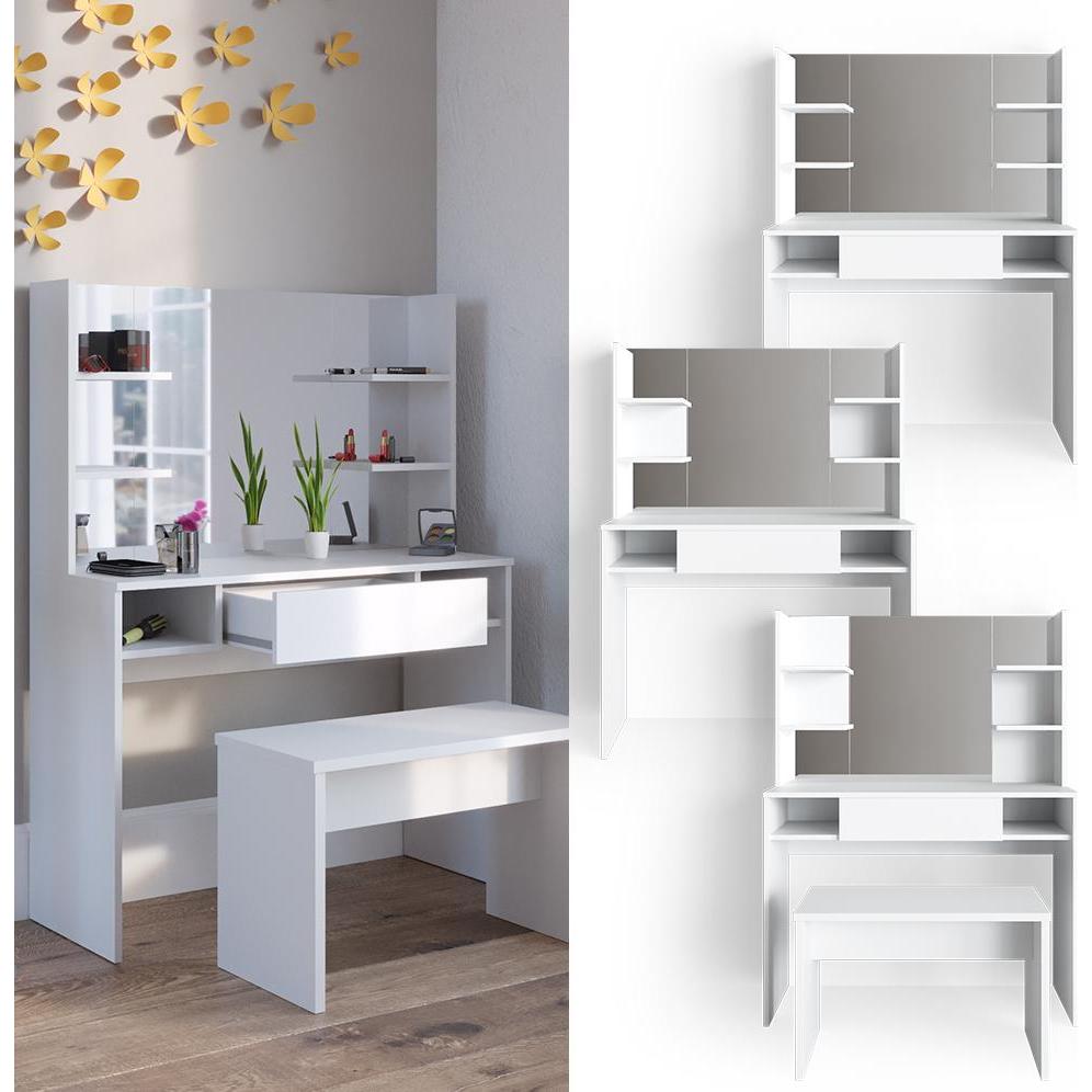 Thumbnail - Vicco, Schminktisch, Daenerys mit Hocker