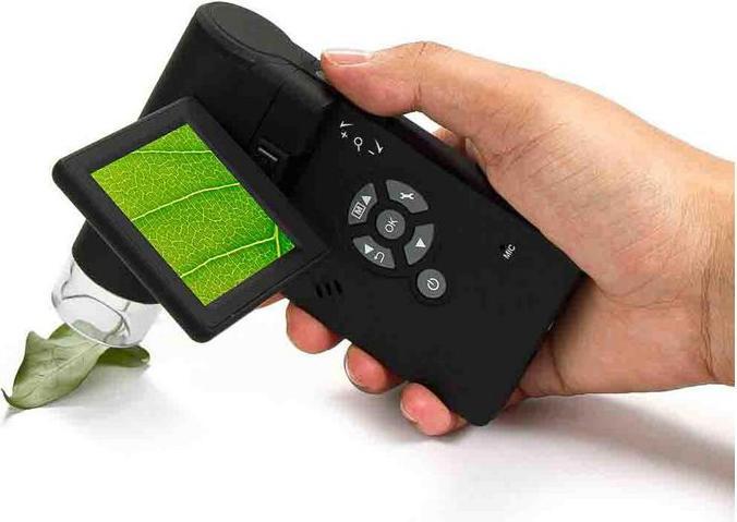 RS PRO 3"LCD digital microscope 5M, inter.adapt