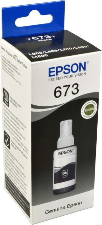 Actual product image Epson T6731 BLACK INK BOTTLE 70ML (FC)