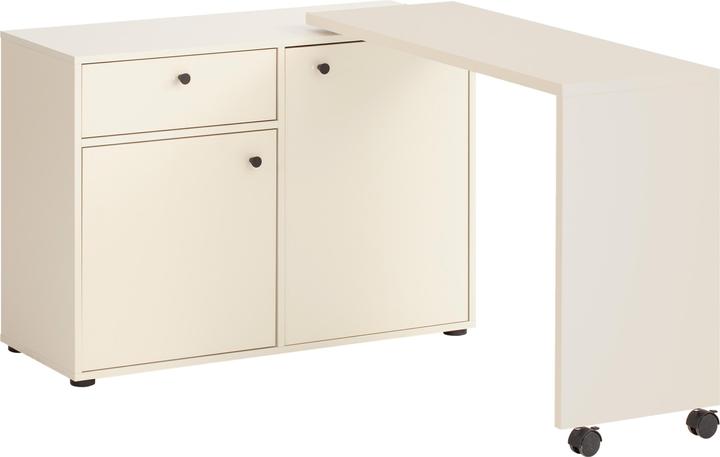 Produktbild Schildmeyer Lovund Tiny Working Kommode cremebeige (104.5 x 39 x 75.5 cm)