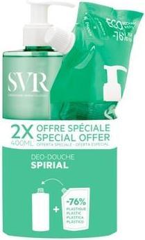Actual product image SVR Spirial Shower Deodorant 400ml + Refill 400ml (Spray, 400 ml)