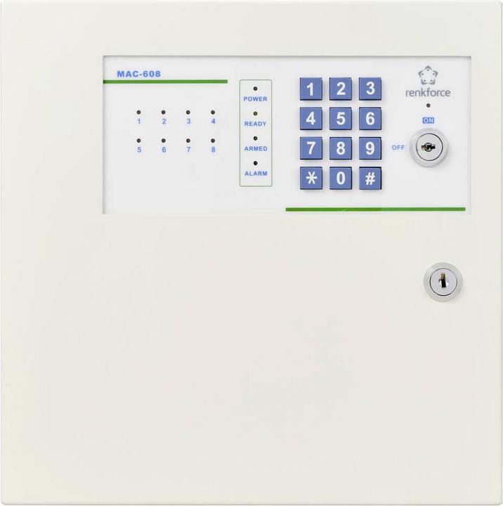 Actual product image Renkforce 8-zone alarm system